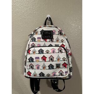 NWT Loungefly Disney Dogs Doghouse Allover Print Backpack Exclusive BoxLunch
